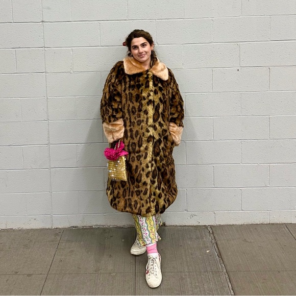 Unreal Fur - Cheetah Print Coat - Picture 10 of 11